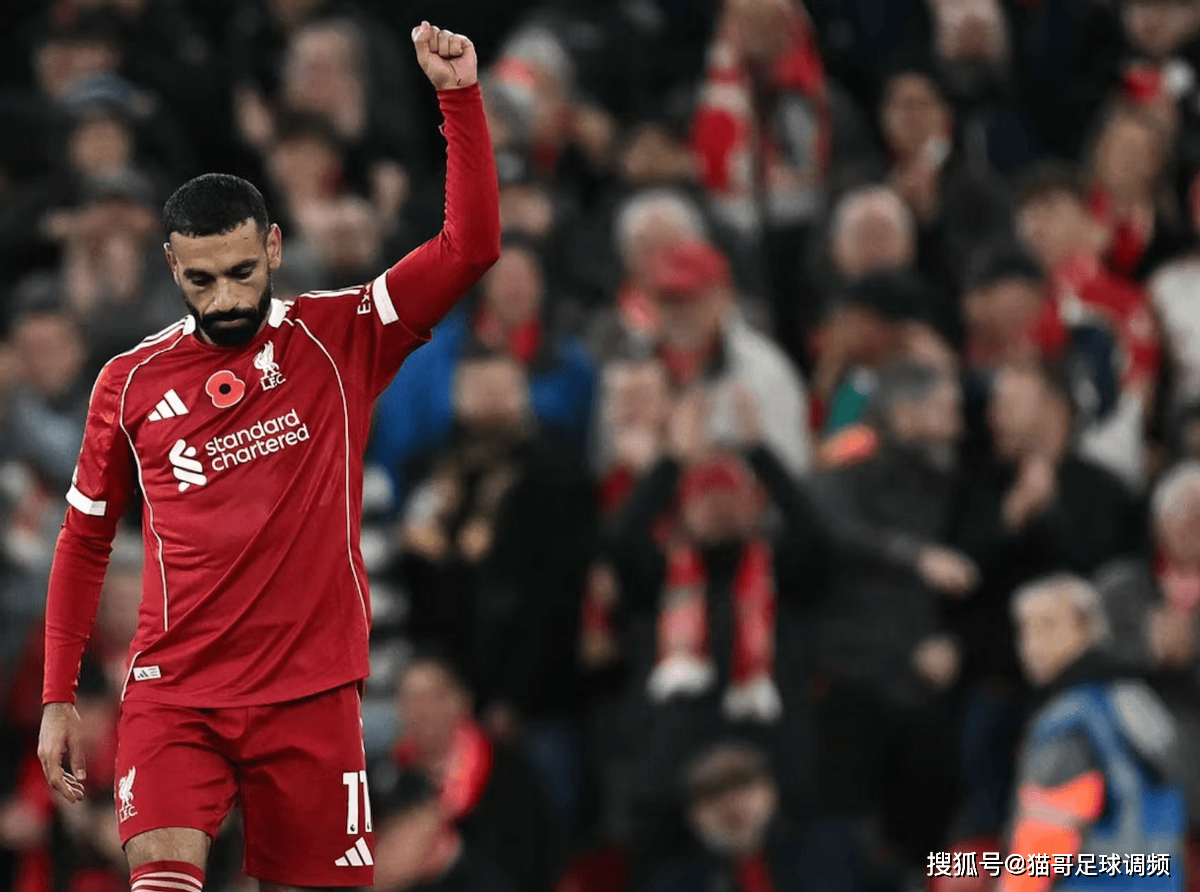 萨拉赫250球里程碑！利物浦力克维拉重返前三
